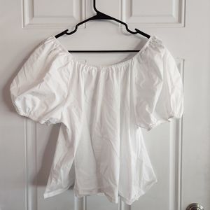 A New Day Off Shoulder Puff Sleeve Blouse